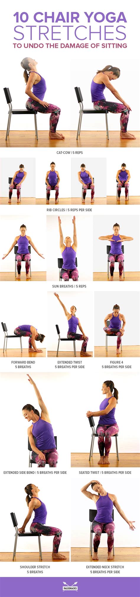 Seated Chair Yoga Poses For Seniors Blog Dandk