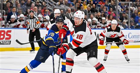 11 3 23 Devils Blues Gameday Lineup The Hockey News St Louis Blues