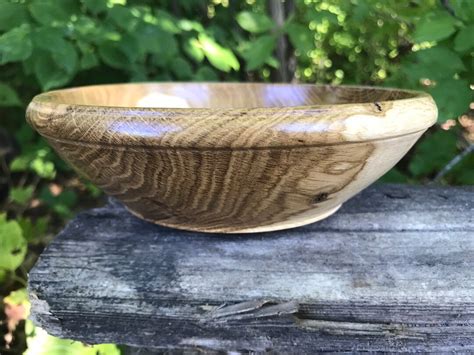 White Oak Bowl Wood Bowl Wooden Bowl Etsy