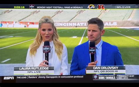 ESPN host Laura Rutledge tells Dan Orlovsky 'I can't believe you just ...