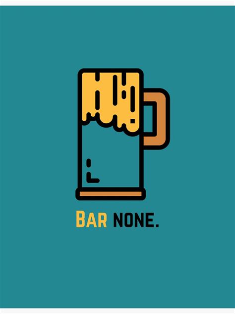 Bar None Sticker By Momenesam1 Redbubble