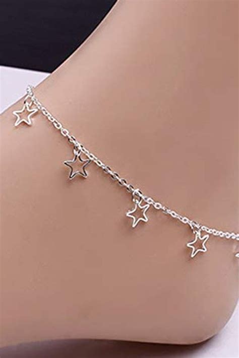 Latest Silver Anklets Design