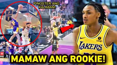 Grabe Maglaro Itong Rookie Ng Lakers CLUTCH PLAYER Mala Vanderbilt