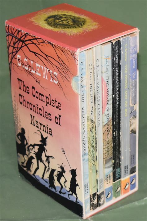 The Complete Chronicles Of Narnia 7 Volumes In Slipcase By Lewis C S Baynes Pauline Near