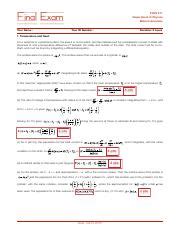 PHYS 211 2014 2015F Final Exam Solutions Final Exam PHYS 211