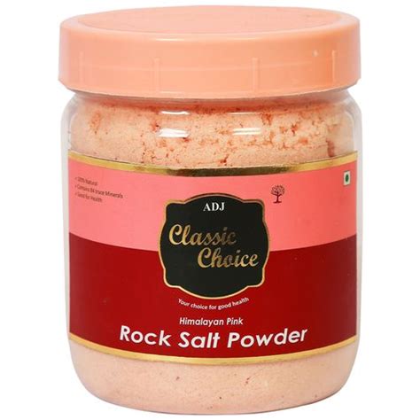 A D J Classic Choice Himalayan Pink Rock Salt Uppu Powder 500 G Jar