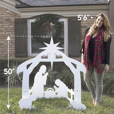 Outdoor Nativity Set Weatherproof Outdoor Nativity Scene For Yards