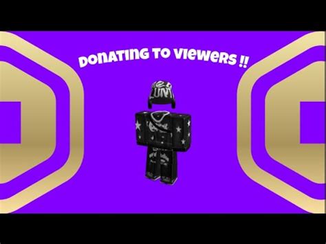 PLS DONATE LIVE DONATING ROBUX TO VIEWERS ROBUX GIVEAWAY IN PLS