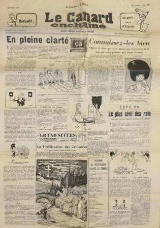 Journal le canard enchaîné 1936 à 2015