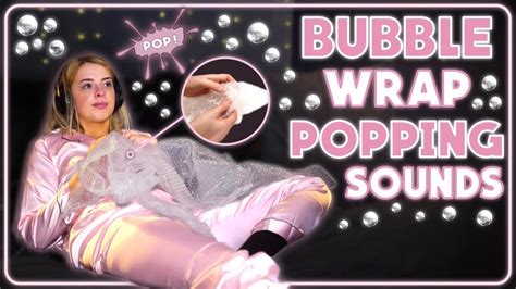 Asmr Popping Bubble Wrap Sounds Satin Pyjama And Socks Sounds Asmr