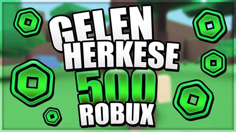 ROBUX DAĞITIYORUM BEDAVA ROBUX GELEN HERKESE ROBLOX TÜRKÇE YouTube