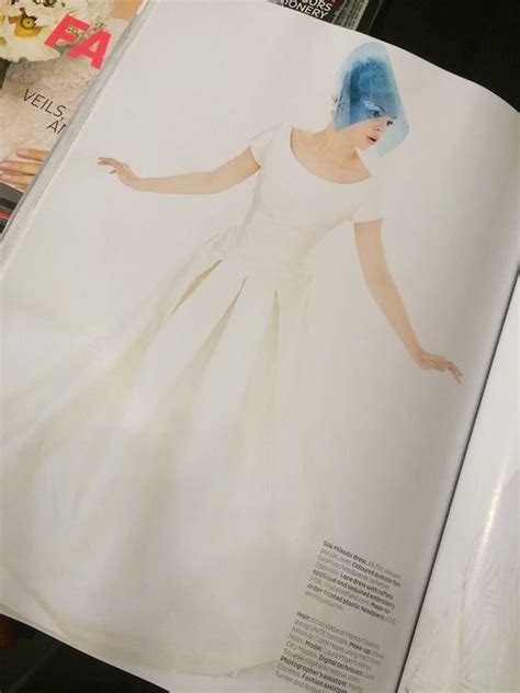 Stewart Parvin S Papermoon Dress In Brides Magazine