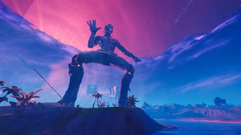 Travis Scott Live Concert Fortnite Cinematic From Replay Files Youtube