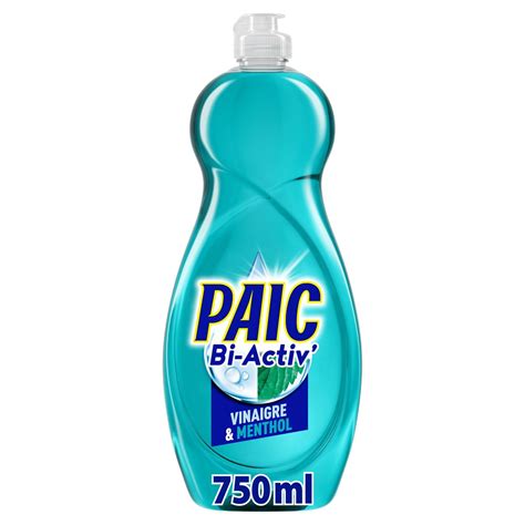 Liquide Vaisselle Vinaigre Menthe Bi Activ Paic Le Flacon De Ml