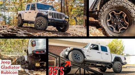 Trail Tested Jeep Gladiator Rubicon On 35s NO LIFT YouTube