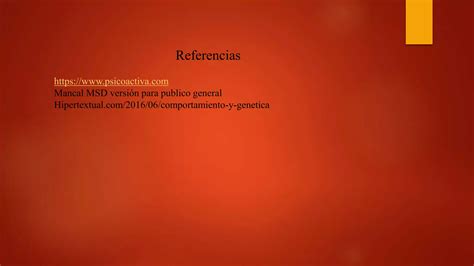 Relacion Entre Genetica Y Comportamiento Ppt