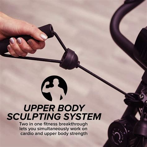 Exercise Bike Zone: Slim Cycle Stationary Exercise Bike with Arm