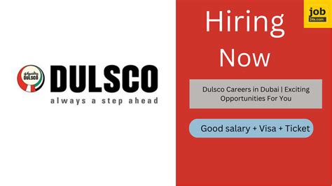 Dulsco Careers In Dubai Exciting Opportunities For You Job S