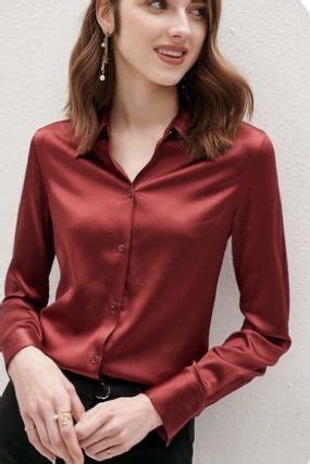 Pin by Ayfer Er on KURU GÜL Satin blouse outfit Satin blouses