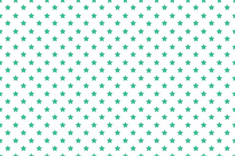 Green Seamless Stars Patterns On White Graphic By Cutepik Creative