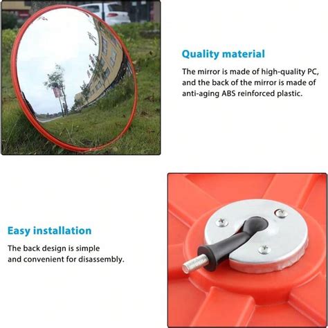 Traffic Mirror Cm Convex Road Safety Mirror Unbreakable