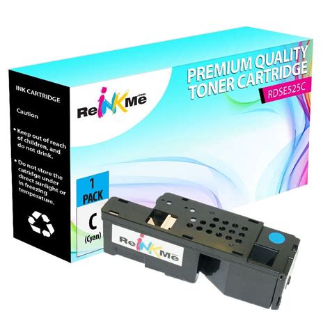 ReInkMe Compatible 593 BBJU Cyan Toner Cartridge For Dell E525W Printer