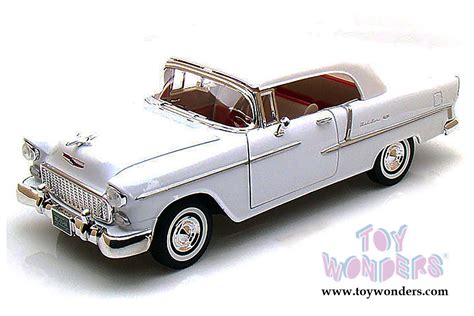 1955 Chevy Bel Air Closed Convertible By Motormax Timeless Classics 118 Scale Diecast Model Car