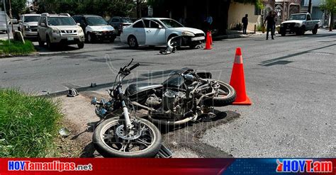 Hoy Tamaulipas Accidente En Tamaulipas Motociclista Causa Choque En