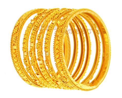 Kt Gold Handmade Bangles Bast Kt Gold Handmade Bangles Set