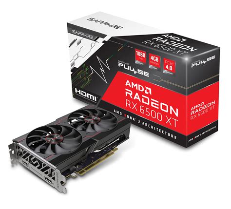 Buy Sapphire 11314-01-20G Pulse AMD Radeon RX 6500 XT Gaming OC ...