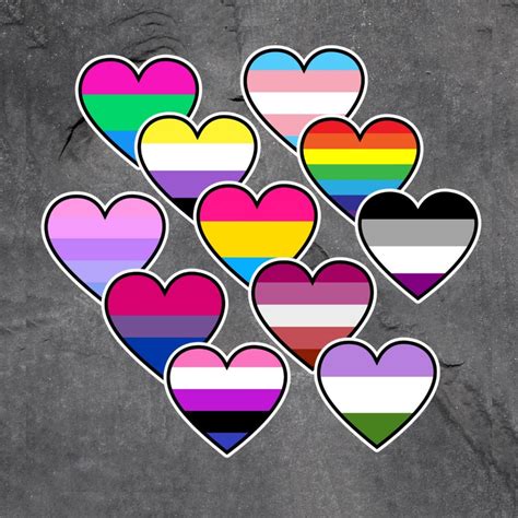 Pride Stickers Pride Flag Sticker Bisexual Transgender Etsy