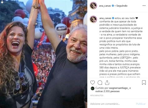 Lula Livre Famosos Reagem A Soltura Do Ex Presidente Revista Marie