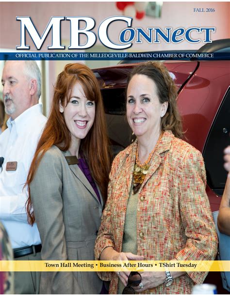 Mbconnect Fall 2016 By Milledgeville Baldwin County Chamber Of Commerce Issuu