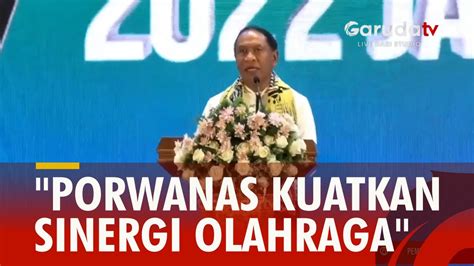 Merpora Sebut Porwanas Kuatkan Sinergi Olahraga Nasional Youtube