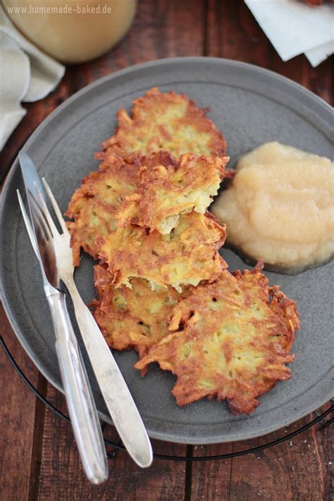 Kartoffelpuffer Mit Apfelmus Wie Von Oma Aus 3 Zutaten