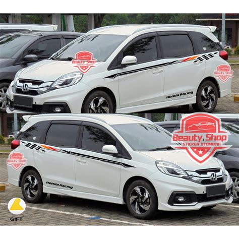 Jual Stiker Honda Racing Sticker Mobil Honda Mobilio Brv Civic Freed