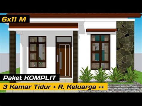 Paket Super Lengkap Desain Rumah Sederhana X Meter Kamar Tidur