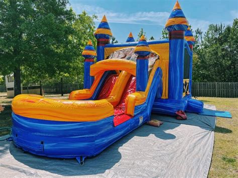 Melting Arctic Dual Lane Combo Wet Jump Columbia Water Slide