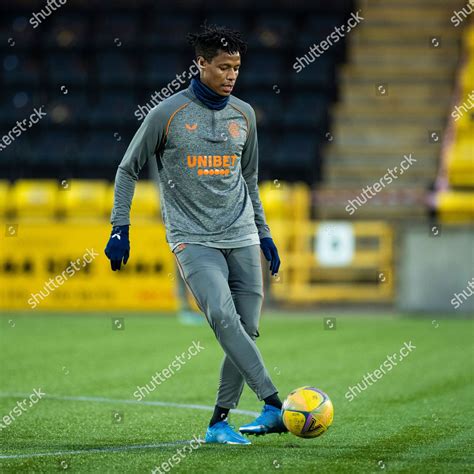 Bongani Zungu Rangers Warms Scottish Premiership Editorial Stock Photo