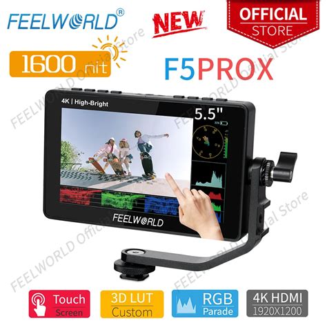 Feelworld Monitor De Campo Da C Mera Dslr Alto Brilho Full Hd Painel