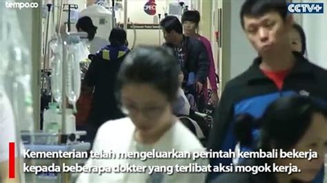 Pemerintah Korea Selatan Perintahkan Dokter Kembali Bekerja Setelah