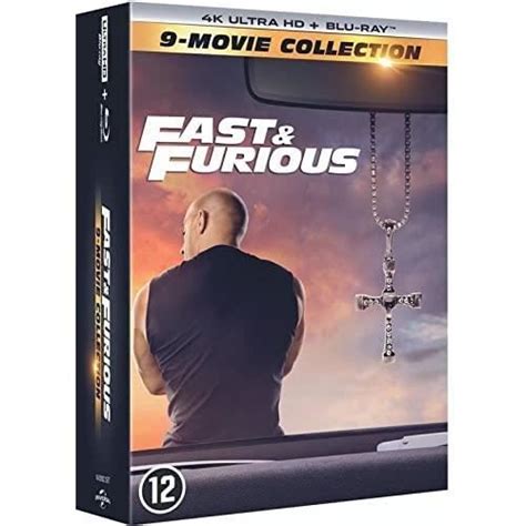 Fast And Furious L Integrale 9 Films 4K Ultra HD Blu Ray Cdiscount DVD