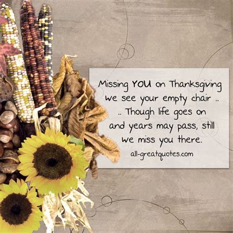 Missing You On Thanksgiving Pictures Photos And Images For