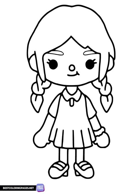 Toca Life World Coloring Pages Free Printable Coloring Pages