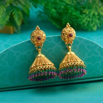 Traditional Gold Earrings Design Buy Earrings Online