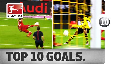 Top 10 Bundesliga Goals During The First Half Of 2015/16 Season