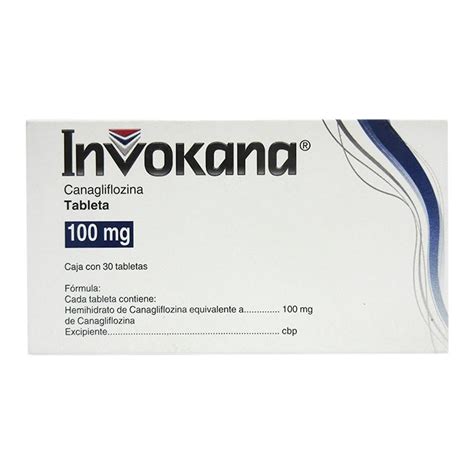 Invokana 100 Mg 30 Tabletas Walmart