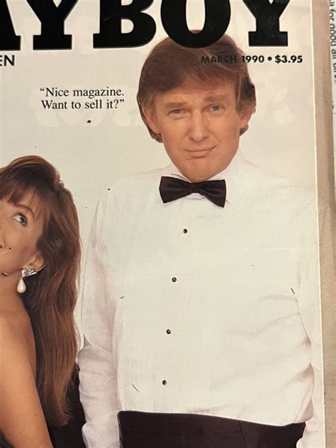 Mavin Vintage Playboy Magazine March Issue Donald Trump Cover