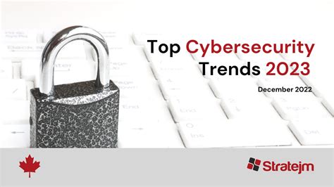 Top Cybersecurity Trends 2023 Stratejm