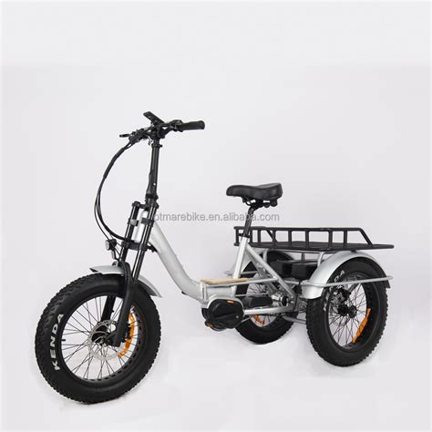 3 Wheel Mid Drive Electric Trike Electric Bike Factory New Model Rear